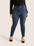 Very Stretchy High Rise Zipper Fly Skinny Jeans