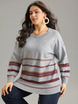 Supersoft Essentials Anti pilling Bandana Striped Pullover