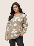 Supersoft Essentials Floral Jacquard Pullover