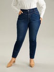 Beaded Detail Pocket Full Length Jeans
