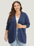 Supersoft Essentials Curved Hem Open Front Cardigan