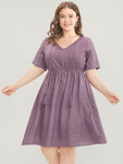 Pocketed Dress With Ruffles