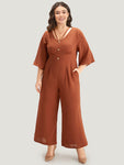 Flutter Sleeves Jumpsuit