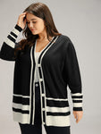 Supersoft Essentials Anti pilling Contrast Button Up Cardigan