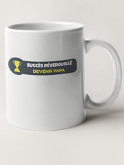 Mug succès déverrouillé : devenir papa