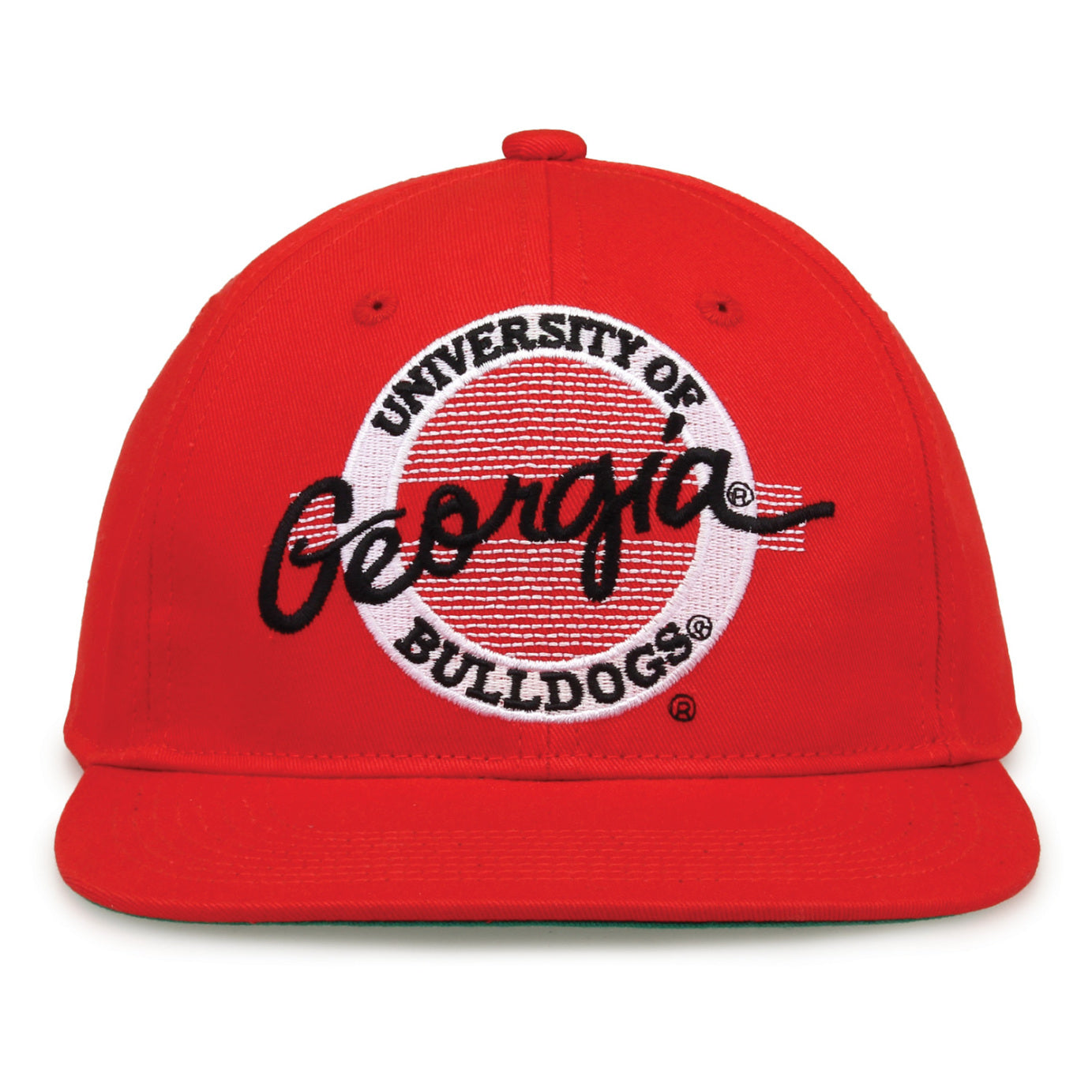 GEORGIA RED RETRO CIRCLE DESIGN - The Game Caps product image