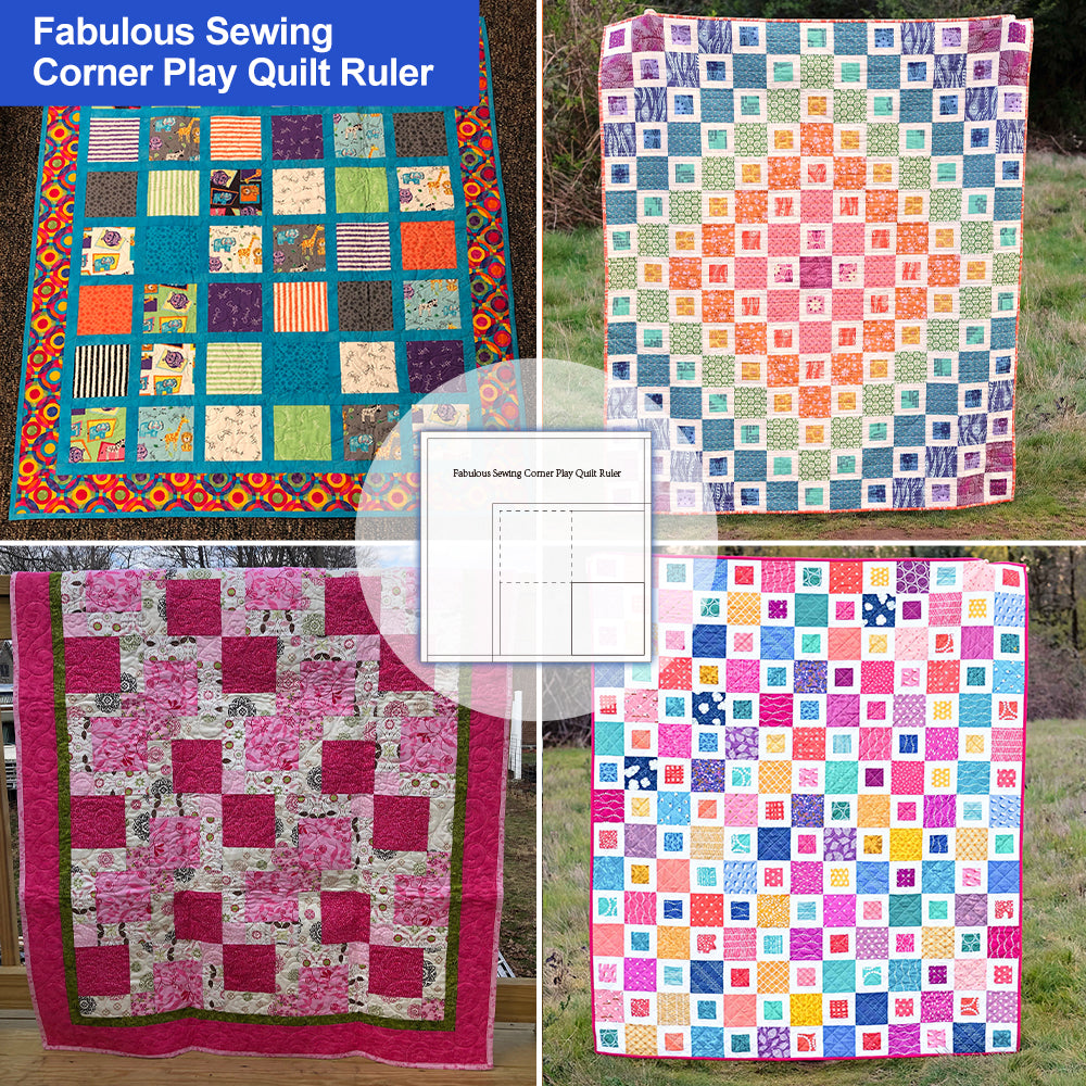 Fabulous Sewing Corner Play Quilt Ruler