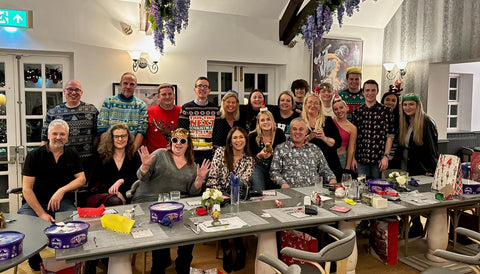 Photo of our Garden Centre team at the staff Christmas party