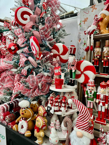 Southwood Garden Centre Candy Cane display