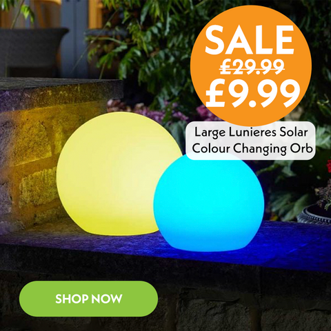 Solar Powered Orb Sale Poster