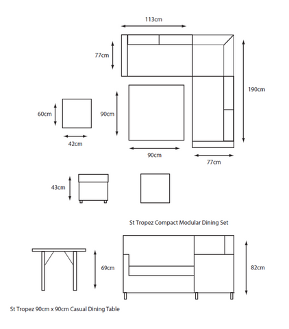 STST/SET8 Product Size Diagram