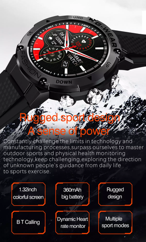 Rugged Sports Smartwatch IS-K28H