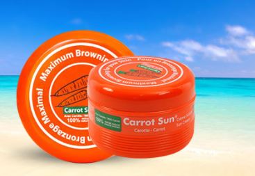 carrot tanning cream