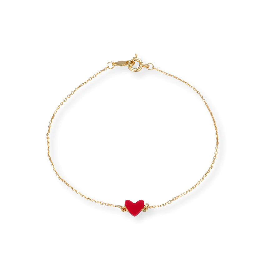 Hippie Chic By OP Heart Bracelet
