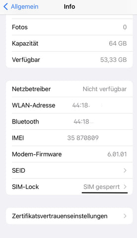 iPhone entsperren A1 Simlock online entfernen