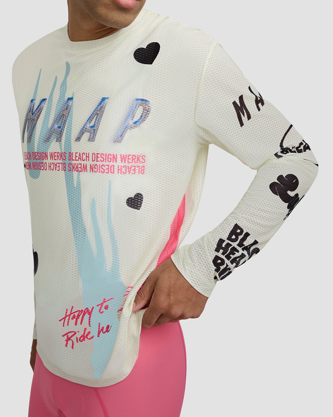 MAAP X Bleach LS Mesh Tee - MAAP Cycling Apparel