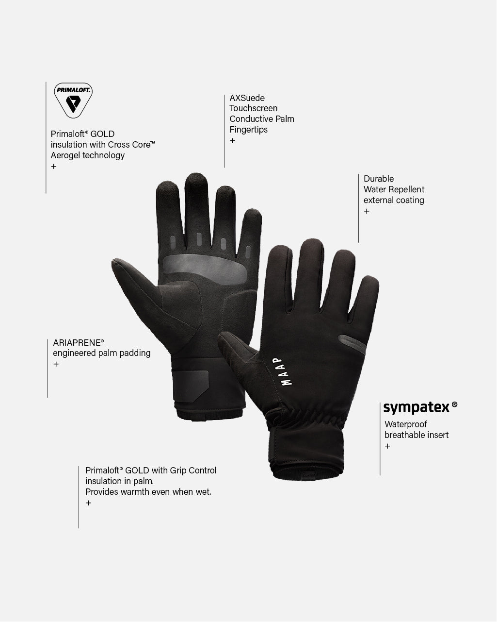 Apex Deep Winter Glove - MAAP Cycling Apparel