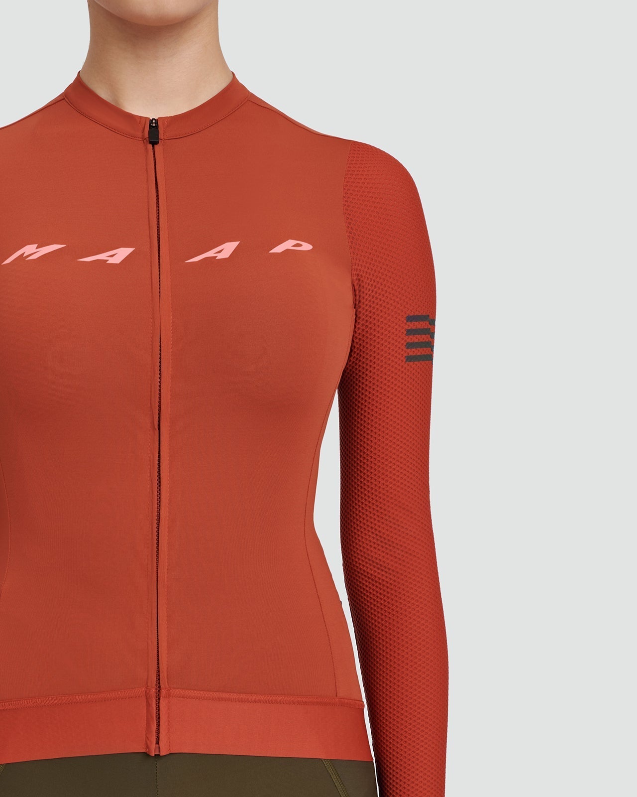 Womens Evade Pro Base Ls Jersey Cayenne | MAAP