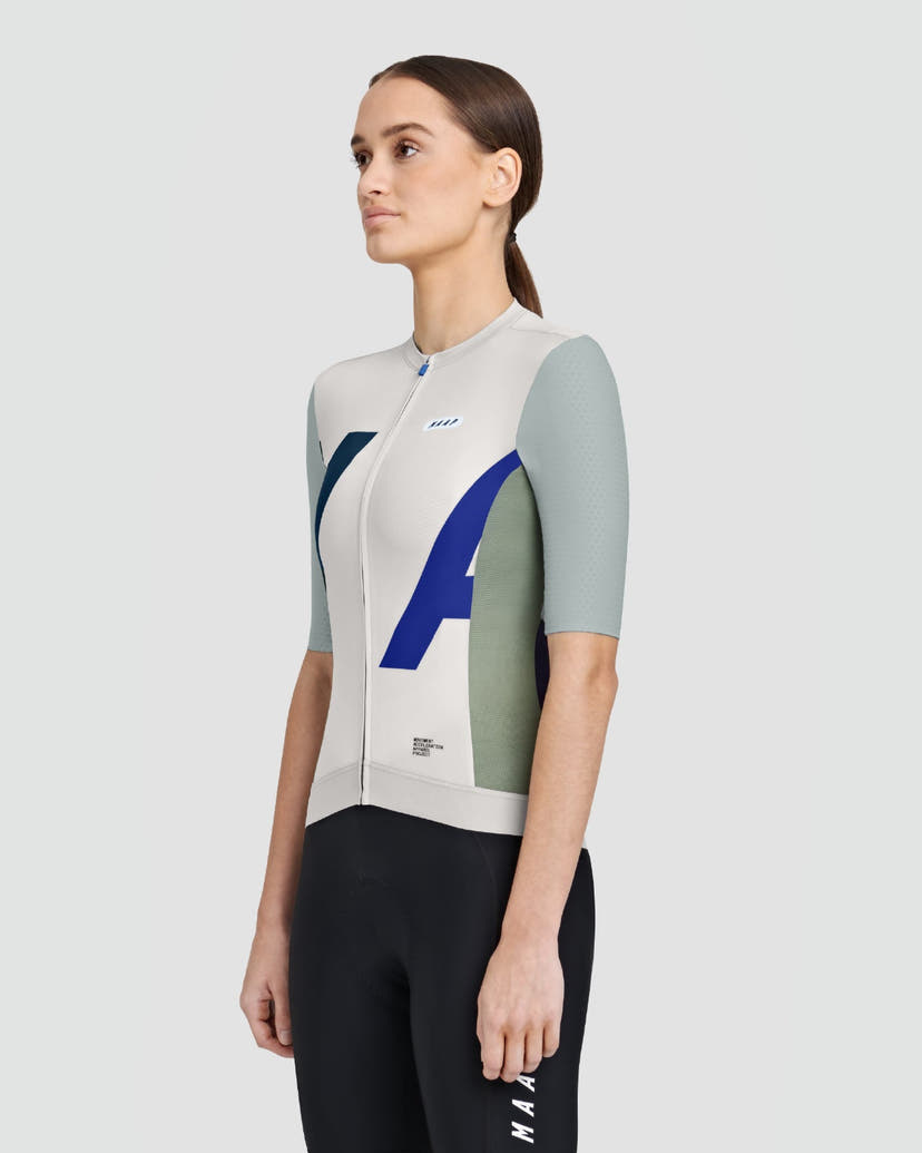 Womens Delta Pro Hex Jersey Moon | MAAP