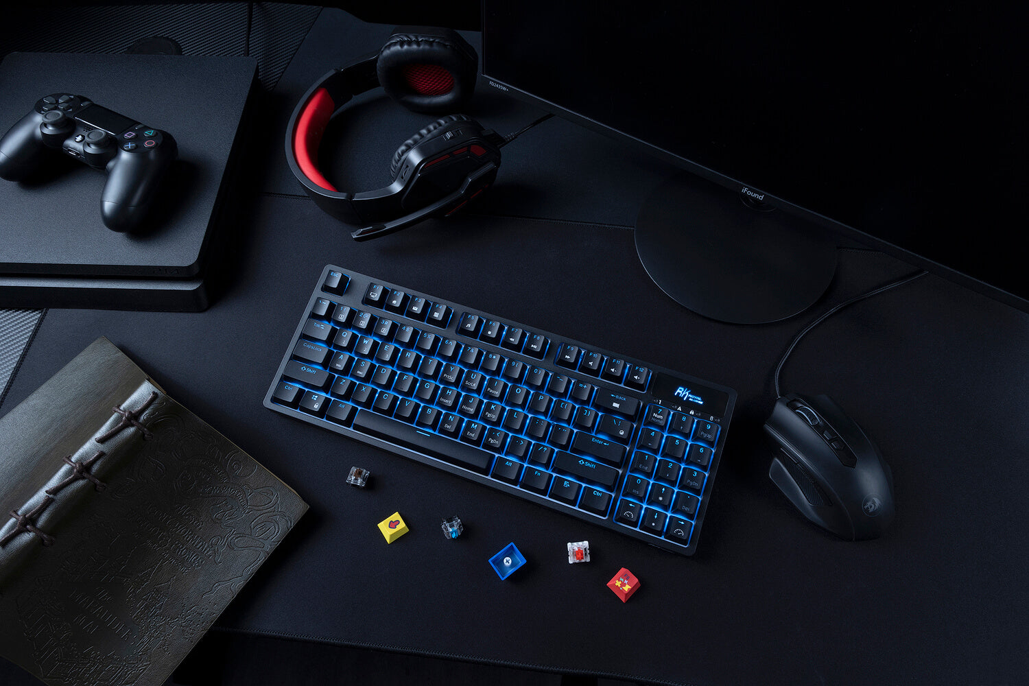 RK ROYAL KLUDGE RK89 85% Triple Mode BT5.0/2.4G/USB-C Hot Swappable Mechanical Keyboard