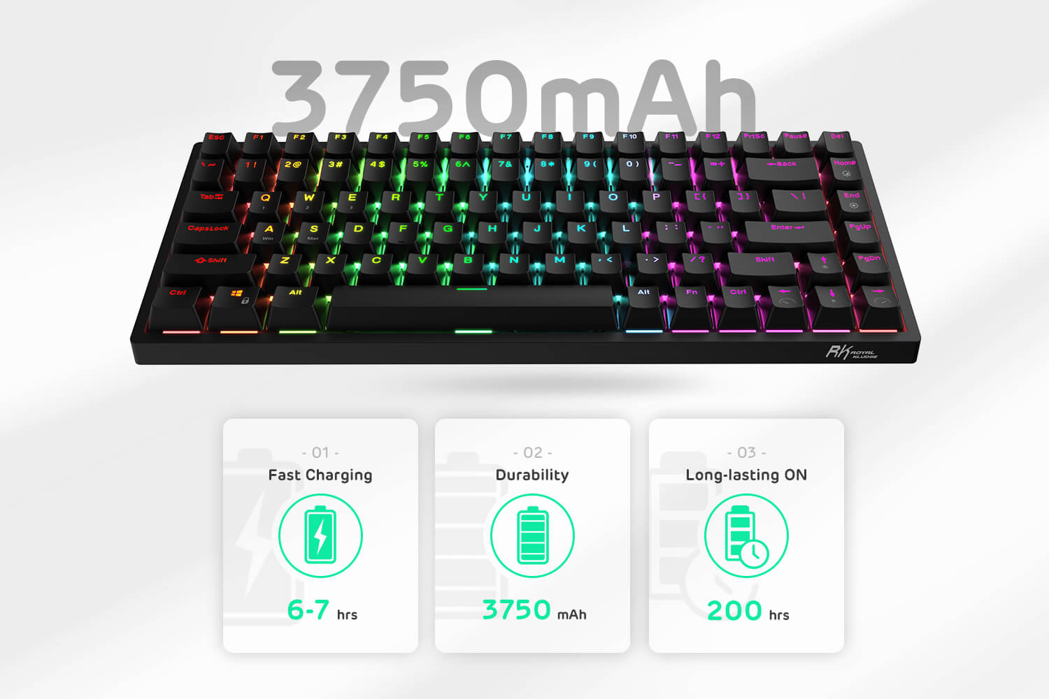 RK84 Wireless Bluetooth gaming keyboard