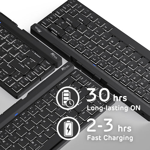 RK ROYAL KLUDGE RK925 60% Foldable Mechanical Keyboard