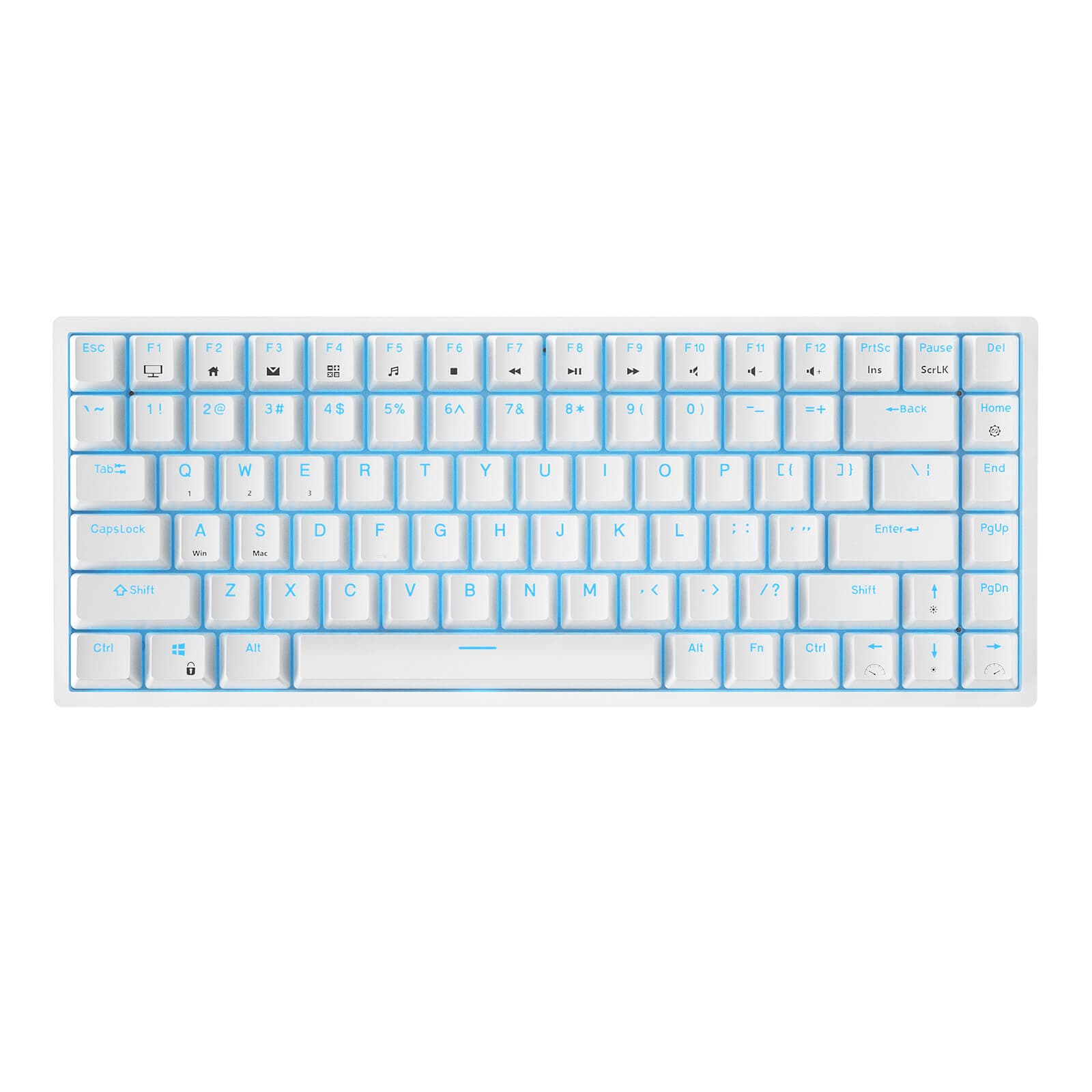 RK84 75% Wireless Mechanical Keyboard, Blue Backlit
