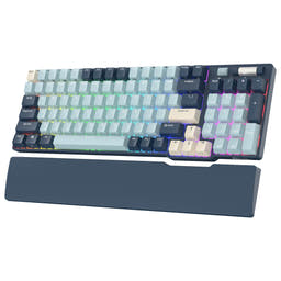 RK96 Wireless Hot-Swappable RGB Keyboard, Forest Blue as variant: Yellow Switch
