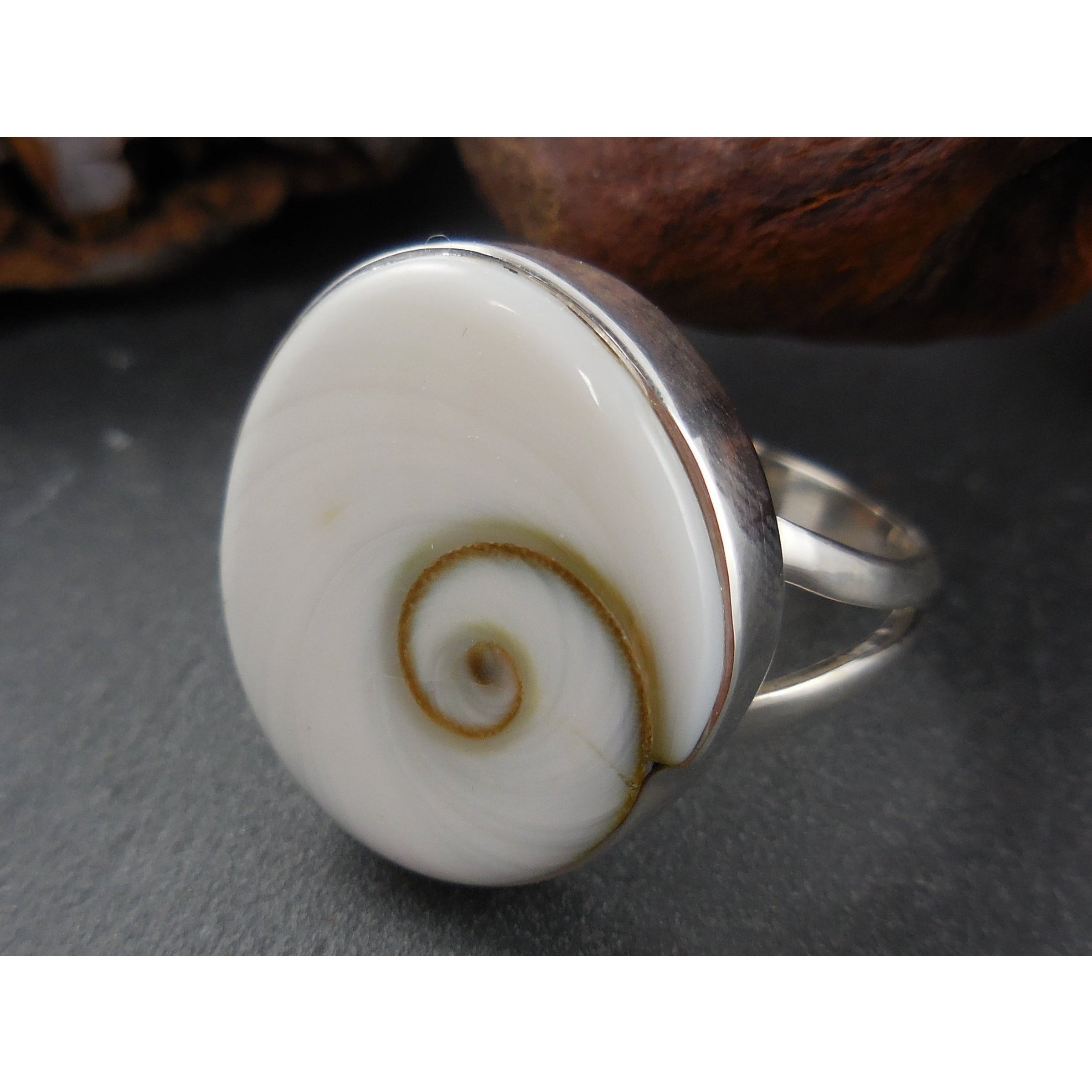 Shiva Eye .925 Sterling Silver Ring - Size 7