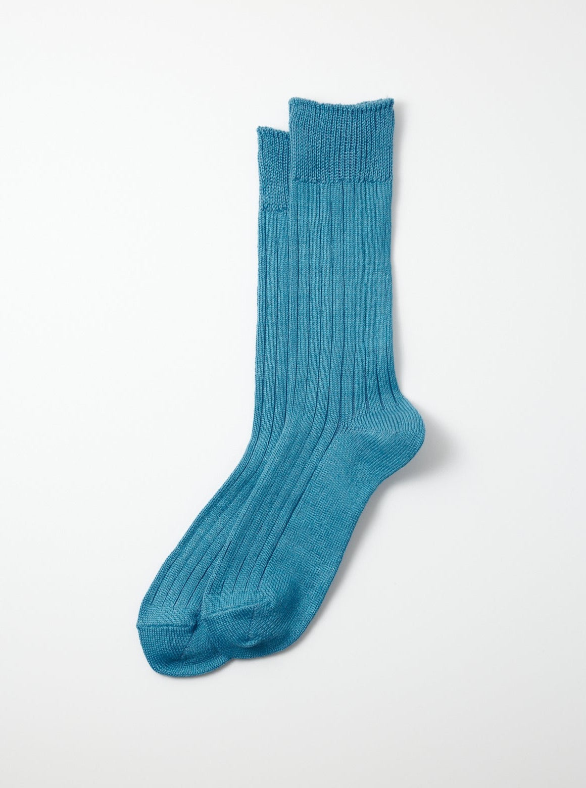 Chaussettes Coton et Lin, Turquoise