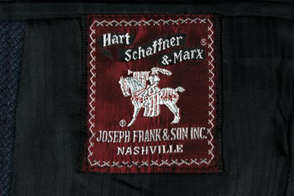 Vintage 60s Hart Schaffner Marx 3/2 Button Roll Charcoal Blazer/Jacket ...
