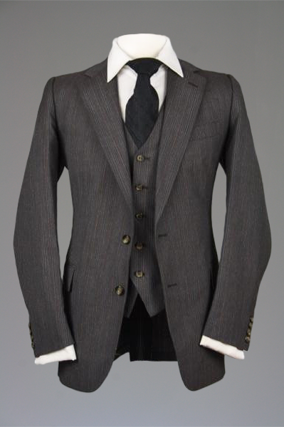 Vintage Cricketeer Pinstripe Wool 3 Piece Vested Suit 42 R Monkey Suit ...