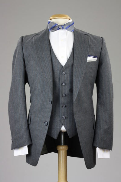 Vintage Botany 500 Gray Wool 3 Piece Suit 42 R Monkey Suit | ModLines