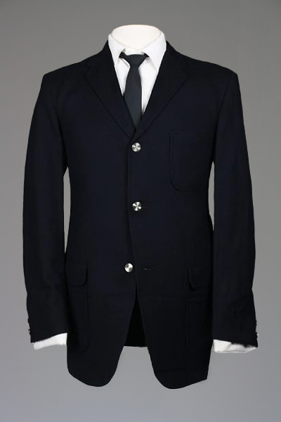 Vintage 50s/60s Custom Black Wool Blazer/Jacket 41 S | ModLines