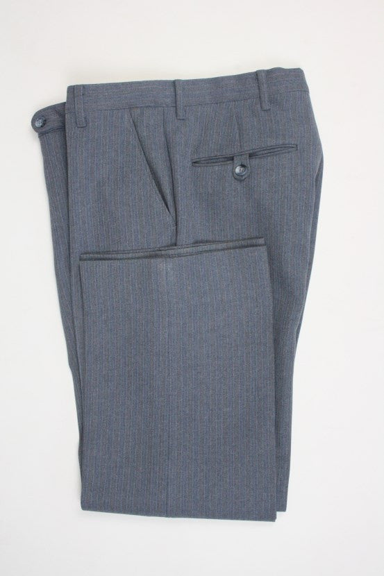 Vintage 80s HIS Gray Pinstripe 3 Piece Vested Suit 36 R Slimfit USA ...