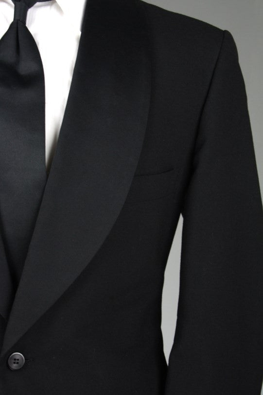 Vintage 60s Browning Fifth Ave Formal Tuxedo Jacket Shawl Collar | ModLines