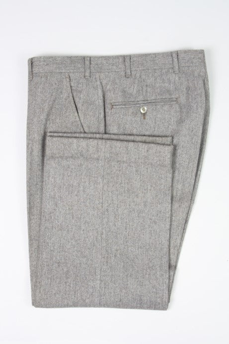 Gray Tweed Herringbone Wool 3 Piece Suit 40 R Monkey Suits | ModLines