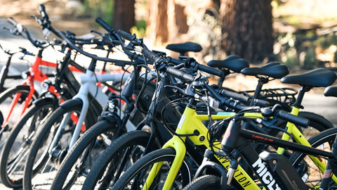 Many different types of electric bikes