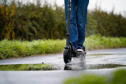 Electric Scooters Waterproof & Can You Ride The Rain?