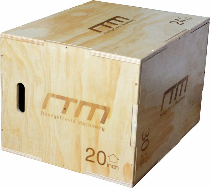 3 IN 1 Wood Plyo Games Plyometric Jump Box