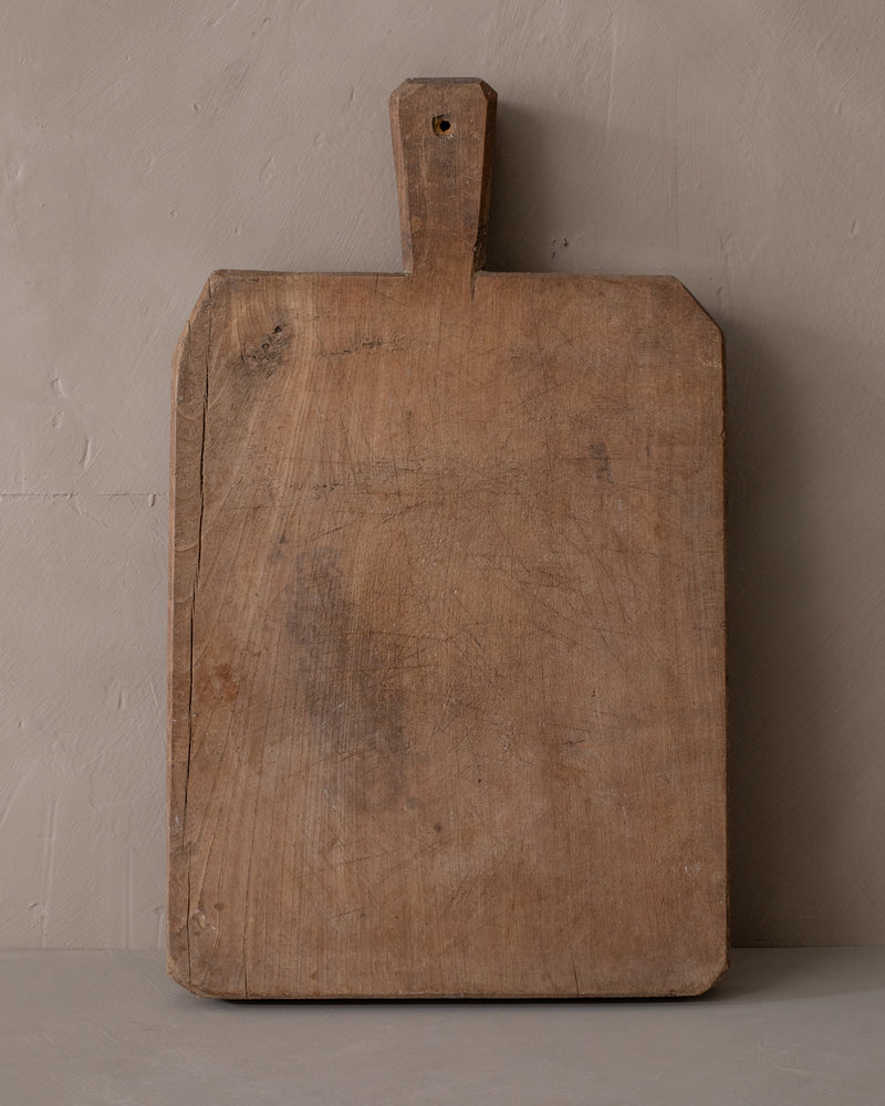 Large Vintage French Wooden Meat Cutting Board, 1980s