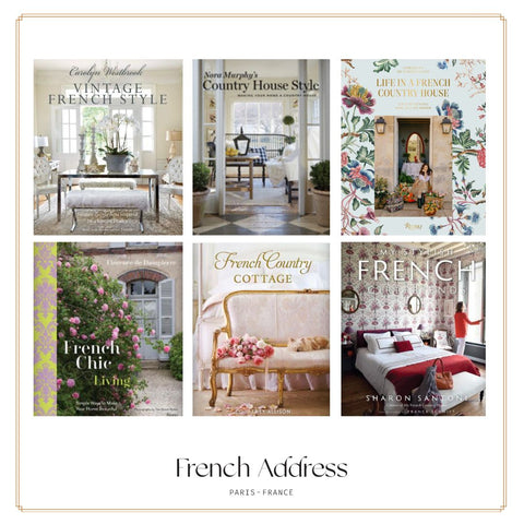 Books on French country home decor