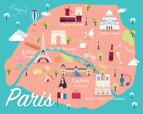 Paris tips for first timer: Paris maps