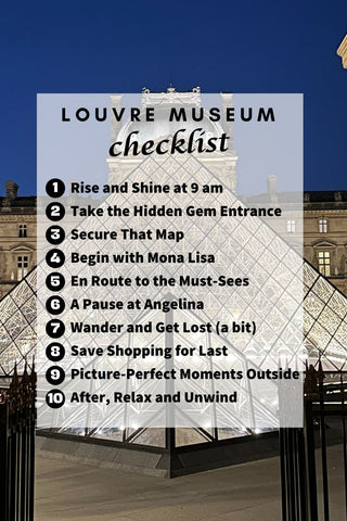 Louvre museum checklist