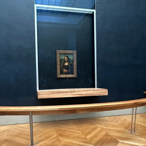 Mona Lisa at the Louvre Museum in Paris