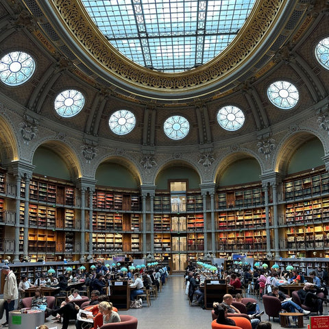 Richelieu library is a cool thing to do in Paris when it rains
