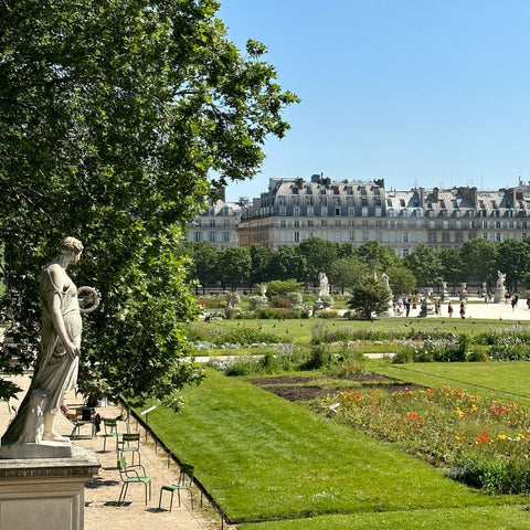 Tuileries Garden close to the Louvre Museum