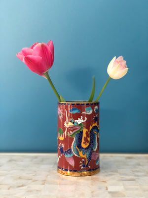 Vintage Cloisonné Vases