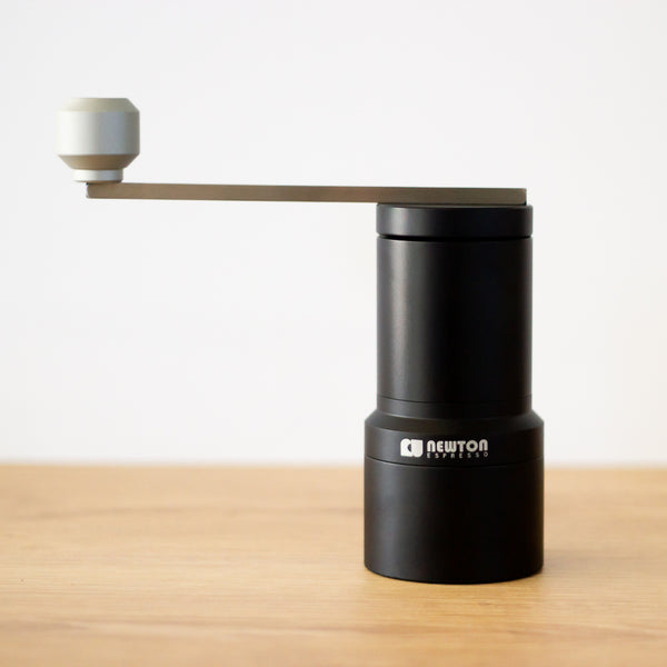 USB coffee grinder with manual handle attachment