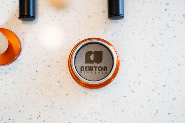 Puck Screen on coffee in coffee basket